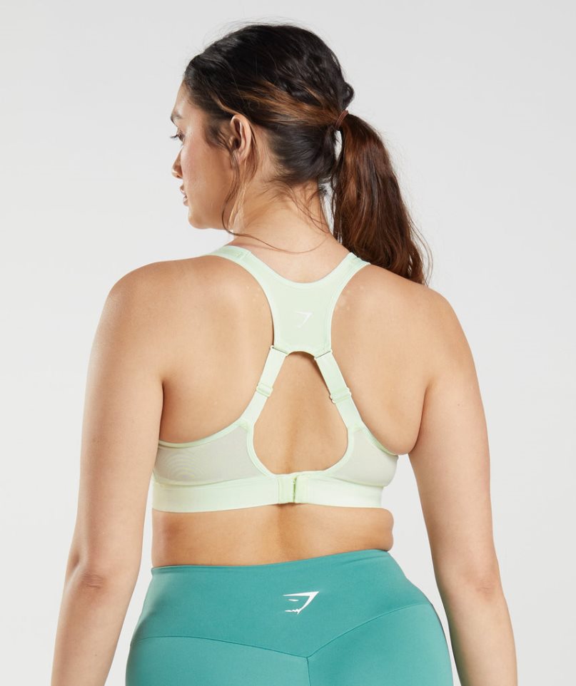 Women's Gymshark Open Back Sports Bra Mint | NZ 7YMFKU